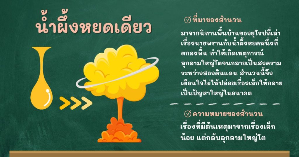 ที่มาและความหมายน้ำผึ้งหยดเดียว