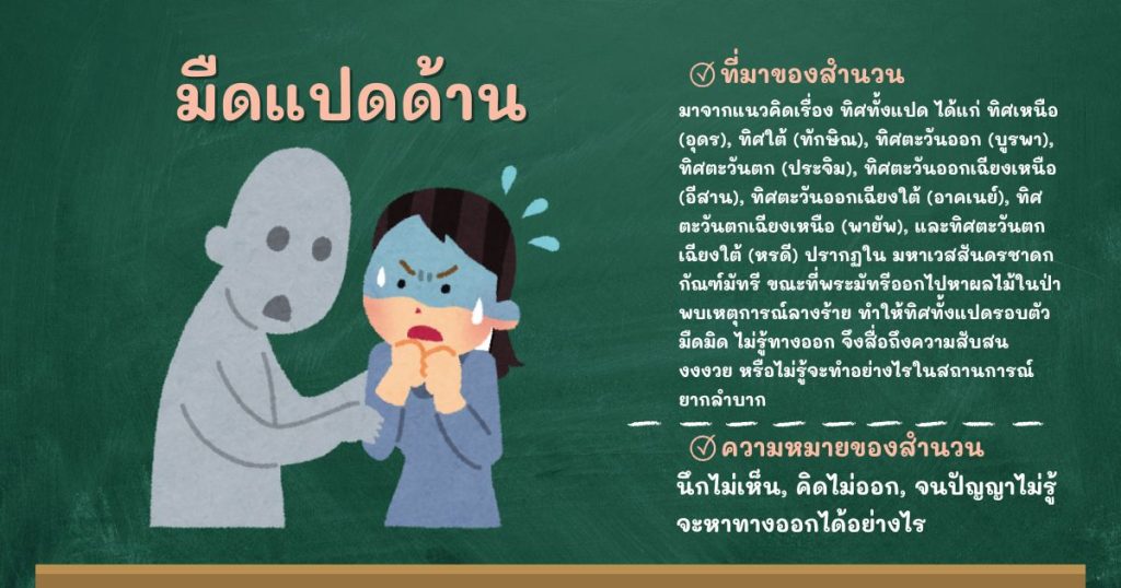 ที่มาและความหมายมืดแปดด้าน